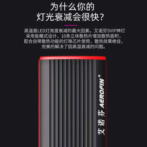 艾诺芬SVIP神灯三基色全彩灯珠大功率亮度可水陆两用水族鱼缸神