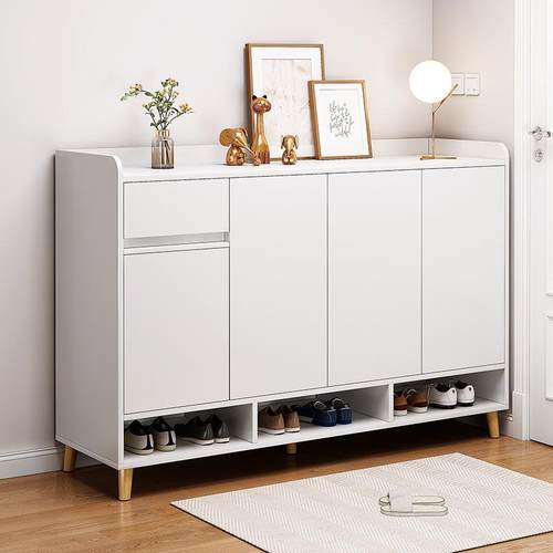 带门入户鞋柜家用门口玄关柜一体客厅隔断柜阳台大容量收纳储物柜