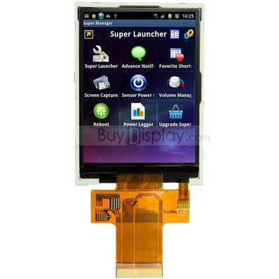 3.2寸TFT LCD彩色液晶显示模块/240x320点阵彩屏模组/并串口