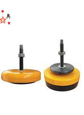 垫铁 S78机床减震垫铁 安装方便调节减震垫铁 带橡胶防震垫铁