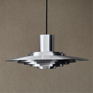 北欧吊灯现代简约吧台餐厅灯铝材多层灯具设计师风格 创意飞碟吊灯