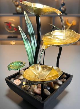 金芙生泉循环流水装饰家居摆件精品乔迁新居礼品A2