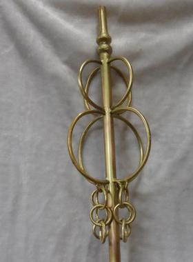 铜锡杖 法杖 禅杖 180cm 亲们 需要打木架20元