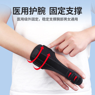 医用护腕手腕扭伤骨折固定器护具腱鞘炎夹板手指/腕关节固定支具