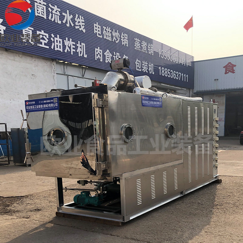 诸城不锈钢芒果脆膨化设备  山楂片膨化机 全自动果蔬脆膨化设备