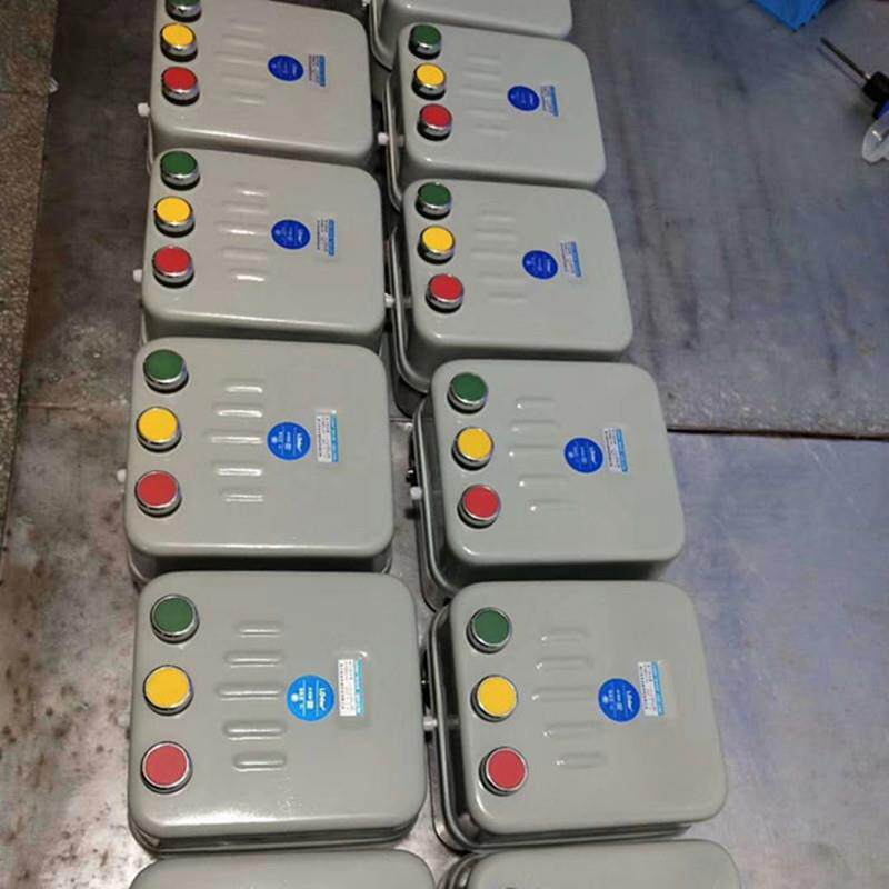 QC20-7NH可逆磁力起动器45KW75KW电机保护器150A380V倒顺停开关