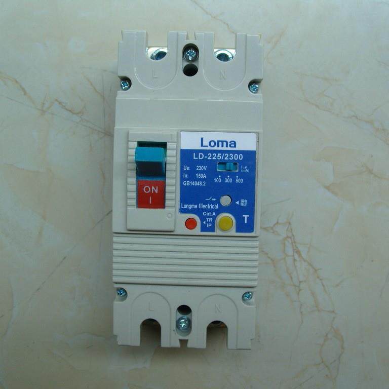 隆马电器 设计生产出口110V 漏电保护器开关225A 漏电断路器200A