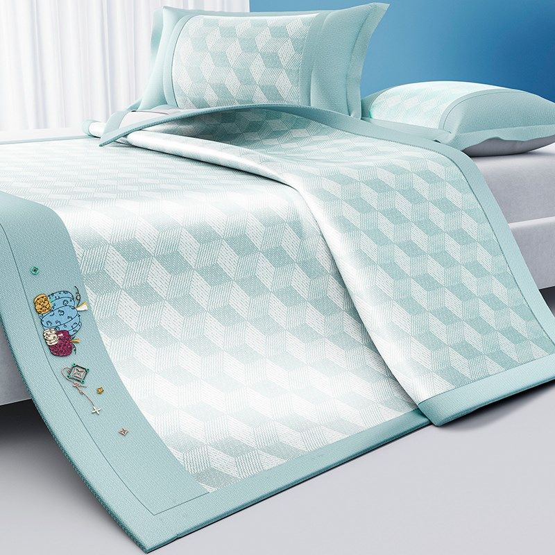 a类母婴级夏季冰丝凉席可机洗空调软席子床垫床笠款夏天2025新款,床上用品,冰丝席,淘宝优惠券,粉丝福利购,淘宝优惠卷