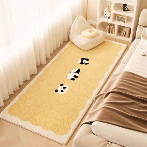 卧室床边地毯儿童房宝宝防摔地垫房间主卧家用地板大面积全铺垫子