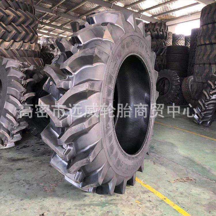 农用拖拉机徐州俆轮甲牌18.4-38水旱两用半高花轮胎R-2