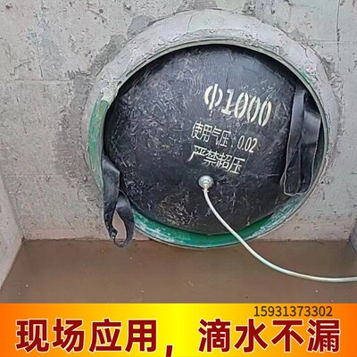 闭水试压气囊600污水管堵漏皮囊试水球胆市政排水管堵球胶囊止水