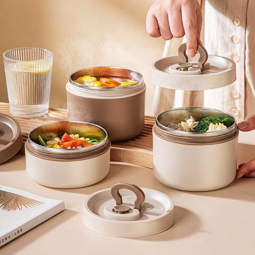 保温饭盒家用上班族便携双层便当盒不锈钢学生保鲜多用饭盒