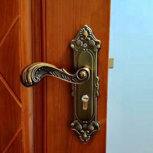 房门锁静音室内实木门欧式卧室房间卫生间门锁磁吸通用型家用