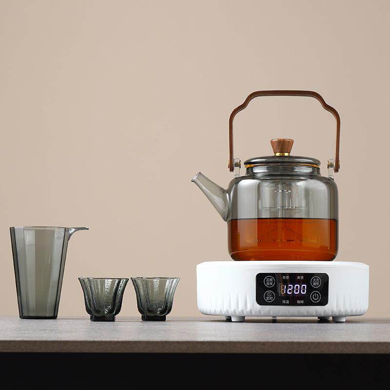 电陶炉茶炉蒸煮煮茶器玻璃烧水壶电茶炉远红外光波炉丹唛斯多功能