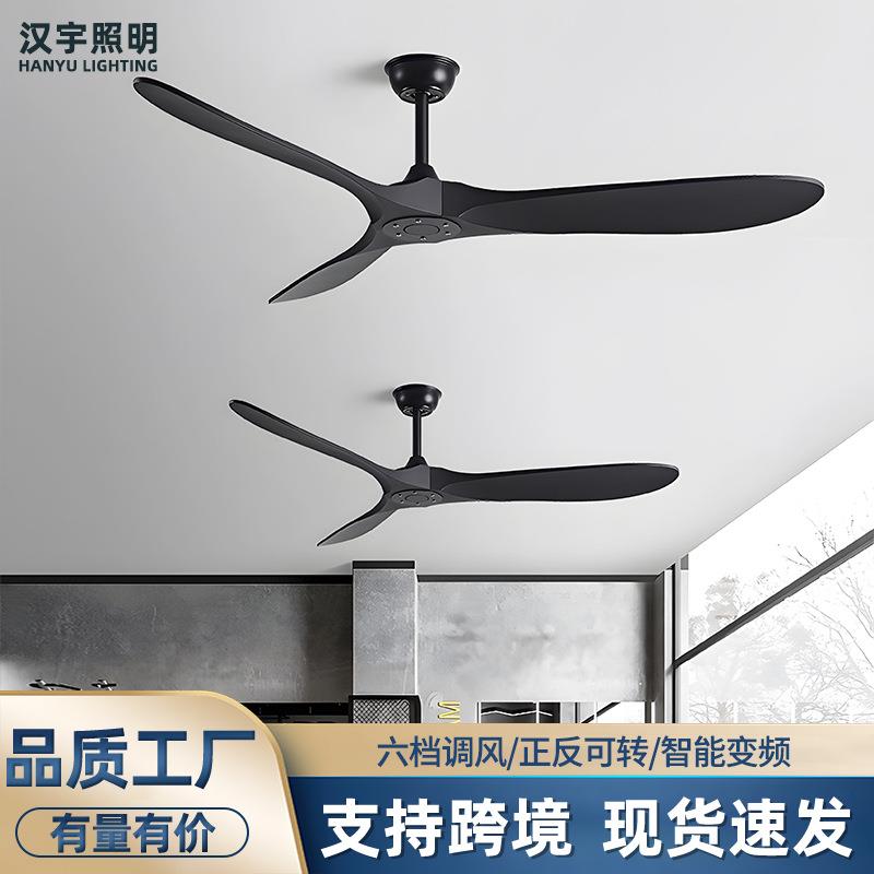 美式复古风扇欧式客厅餐厅工业商用带灯风扇中山家装灯饰跨境