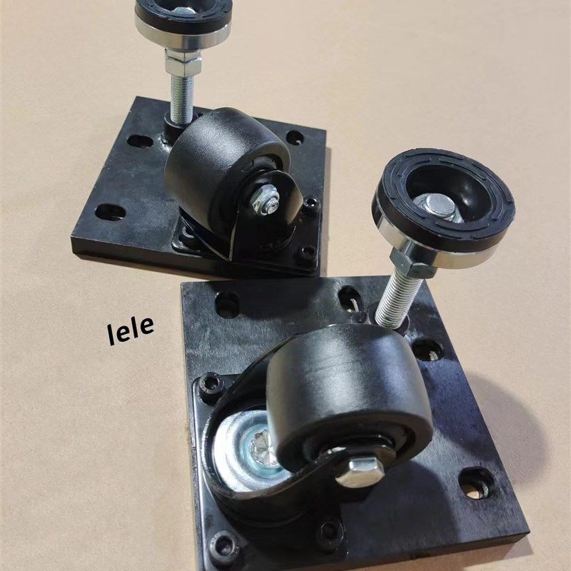 重型4寸5寸6寸8寸脚轮万向轮支架配件加厚高承载手推平板车轮支架
