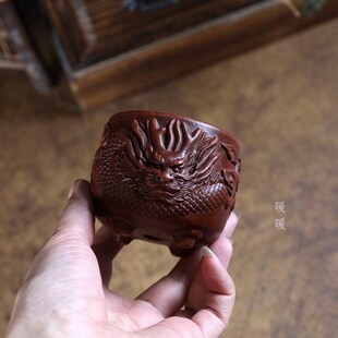 通传小龙盆暖暖精选紫砂小花盆手工精品紫泥复古 多肉绿植