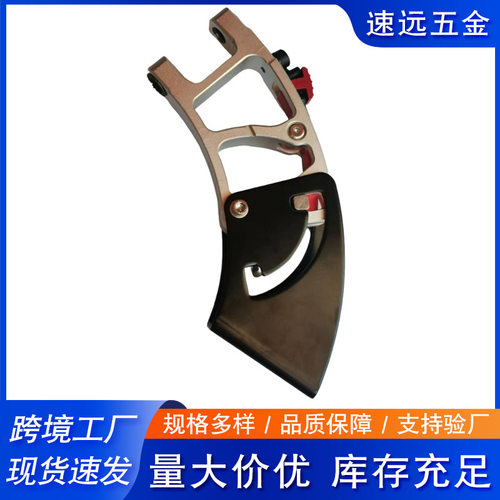 新款10寸M4电动滑板车折叠套件立杆折叠带保险铝合金12孔改装配件