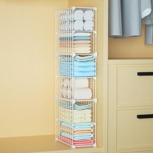 衣柜收纳神器窄置物架多层夹缝18/20CM宿舍整理柜子分隔板分层架
