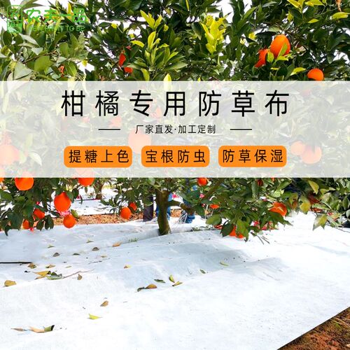 农夫一品防草布加厚新型农用反光膜环保可降解柑橘果树盖草除草布