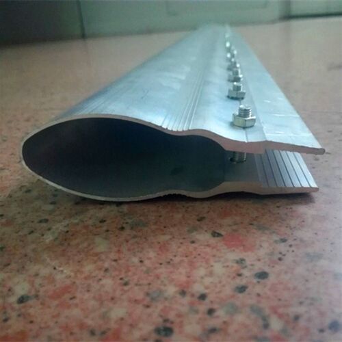 手工丝印铝柄 单层铝柄刮刀铝刮柄 夹胶条刮板 1米长铝合金刮刀柄