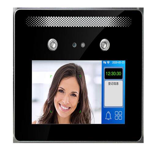 HY-AI05动态人脸识别门禁考勤系统多国语言云考勤5寸大容量