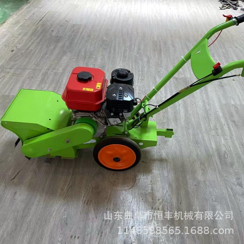 鲁德龙四驱柴油微耕机农用多功能除草机旋耕小型汽油开沟锄草果园