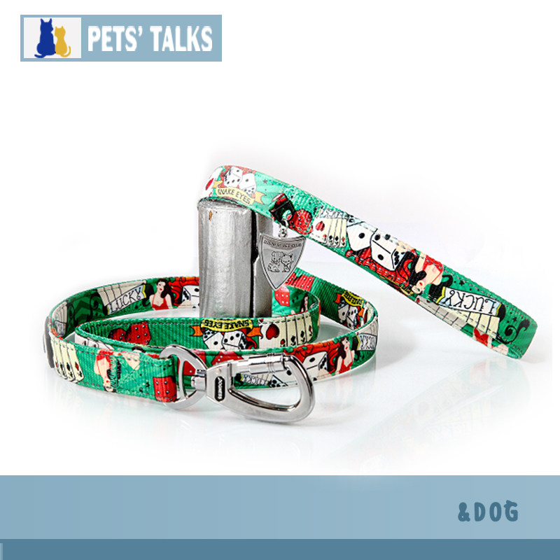 Dogness多尼斯狗狗牵引绳带子大型犬中型小型犬泰迪金毛宠物链子