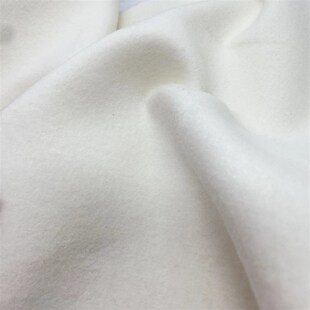 做大衣套装 双面可撕羊绒加厚款 布料 白色系双面羊绒面料百搭款 冬季