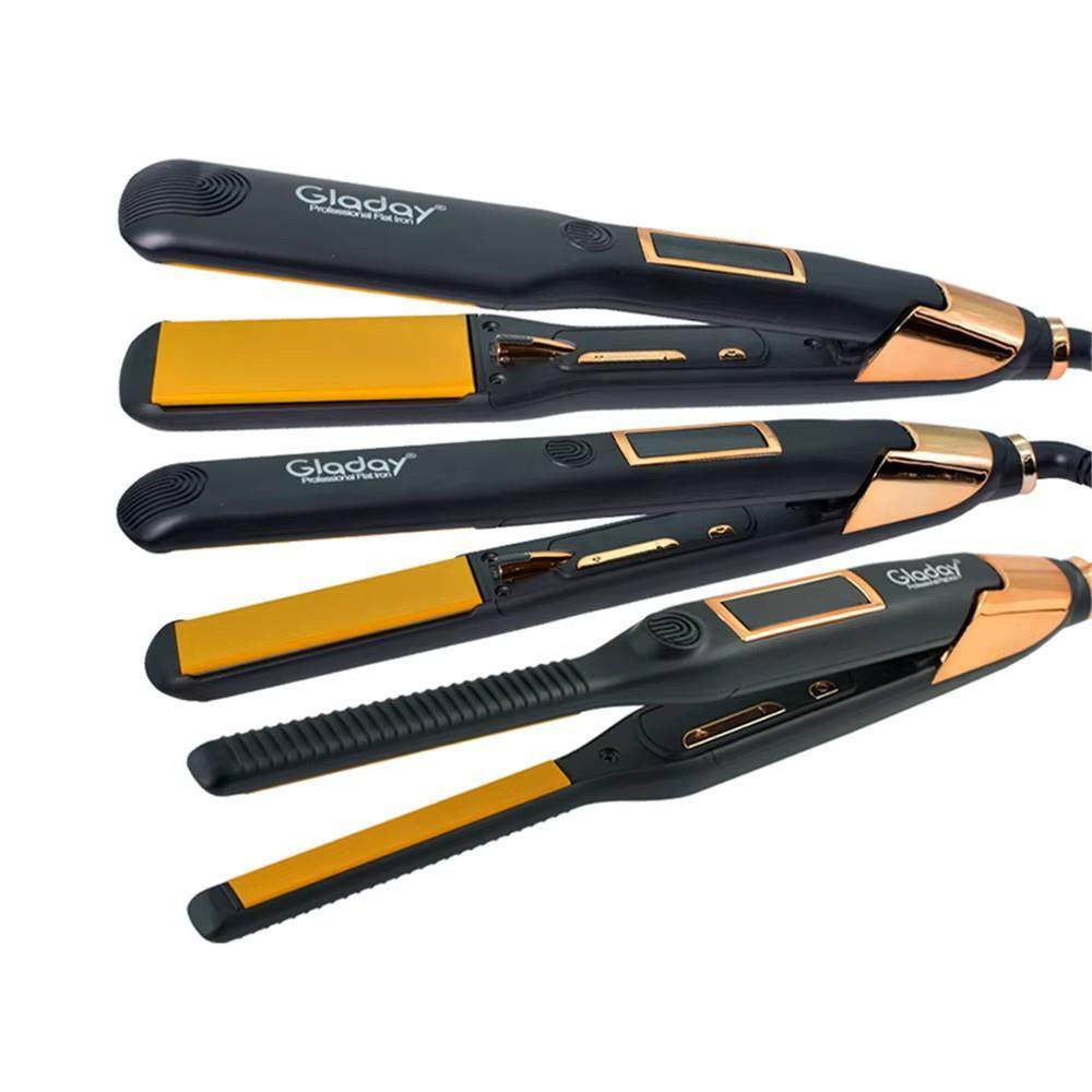 跨境发廊负离子小夹板直发器理发店拉直板夹不伤头发刘海发型短发