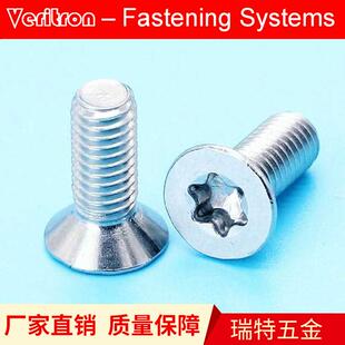 GB2673 螺丝 M10 盘头 内梅花T50 不锈钢304(A2)