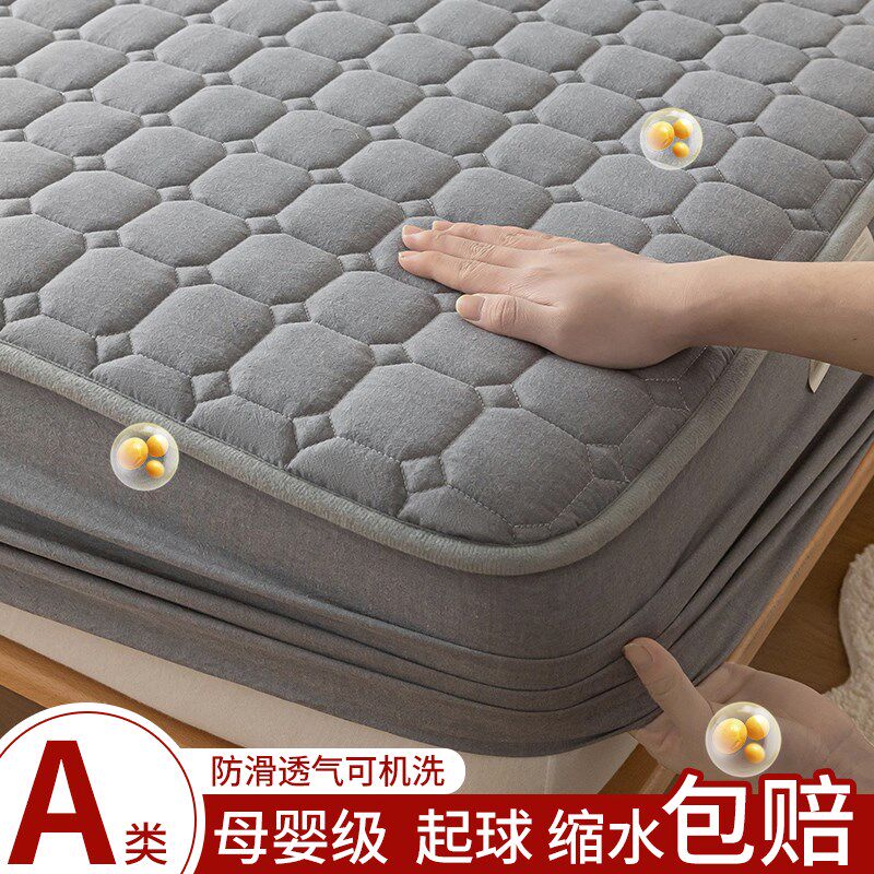 大豆夹棉床笠单件防水隔尿防尘床罩2025新款四季通用床垫套保护罩