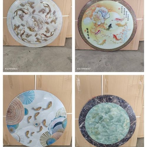 全不锈钢加厚餐桌转盘