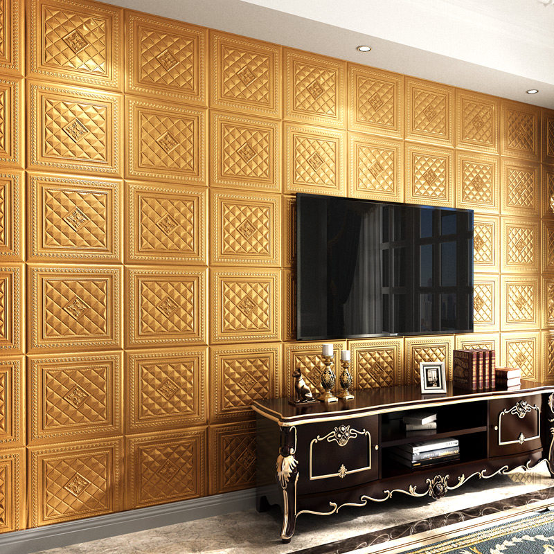 自粘墙纸防水卧室床头软包壁纸贴画装饰客厅电视背景墙3d立体墙贴,家居饰品,软装墙贴,淘宝优惠券,粉丝福利购,淘宝优惠卷