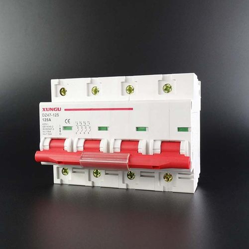 空气开关DZ47 4P 80A 100A 125A 3P+N 380V三相四线断路器空开