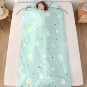 大人睡袋中大童小学生儿童防踢被女童男童棉花可脱胆加厚冬季 秋冬