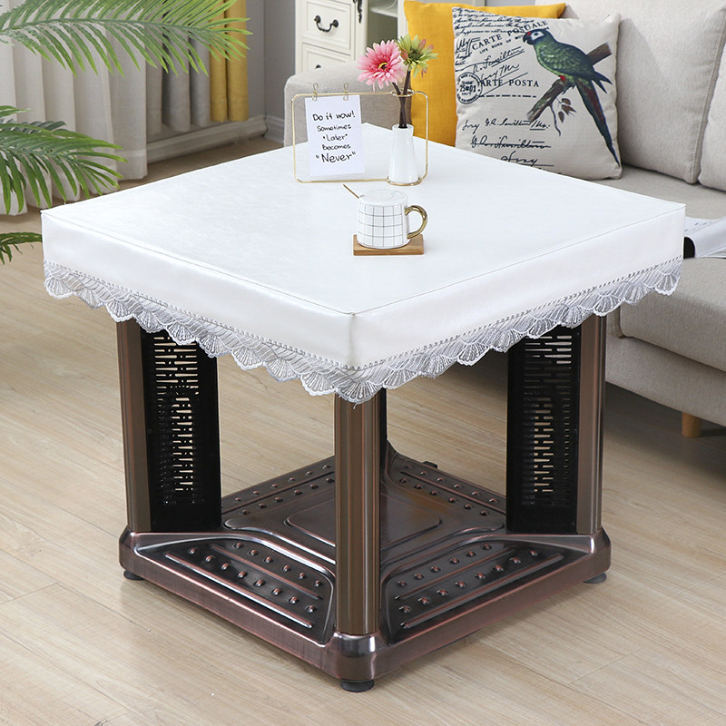 PU皮桌套烤火架皮罩电取暖炉烤电炉皮桌面麻将桌皮套防水防油桌布,居家布艺,微波炉罩,淘宝优惠券,粉丝福利购,淘宝优惠卷