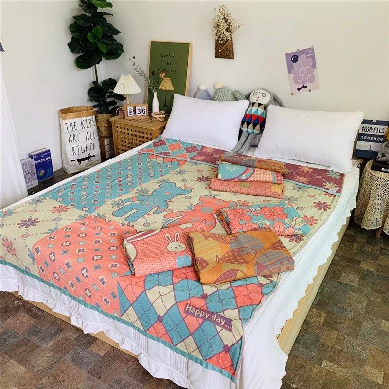 竹纤维盖毯纱布冷感毯夏季薄款毛巾被沙发毯冰丝凉感午睡空调毯子,床上用品,休闲毯/毛毯/绒毯,淘宝优惠券,粉丝福利购,淘宝优惠卷