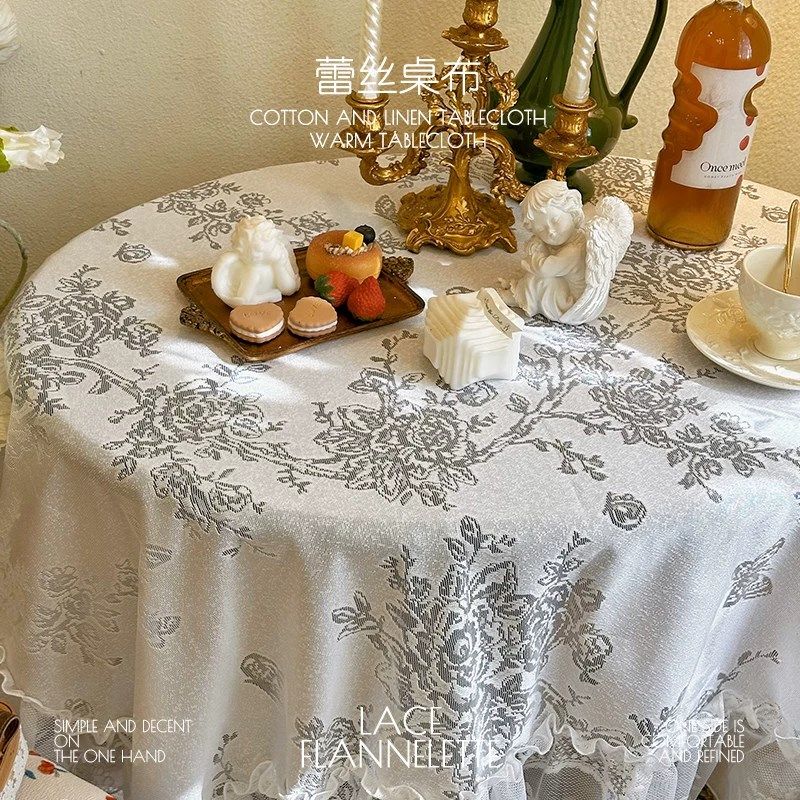 欧式覆古风刺绣餐桌布镂空提花盖巾茶几桌布法式浪漫蕾丝白色桌布,居家布艺,桌布,淘宝优惠券,粉丝福利购,淘宝优惠卷