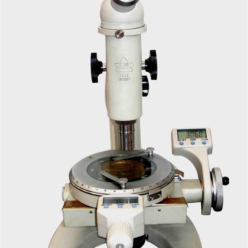 上海光学15J/15JA/15JE数显测量显微镜带光源电线电缆银触点工具