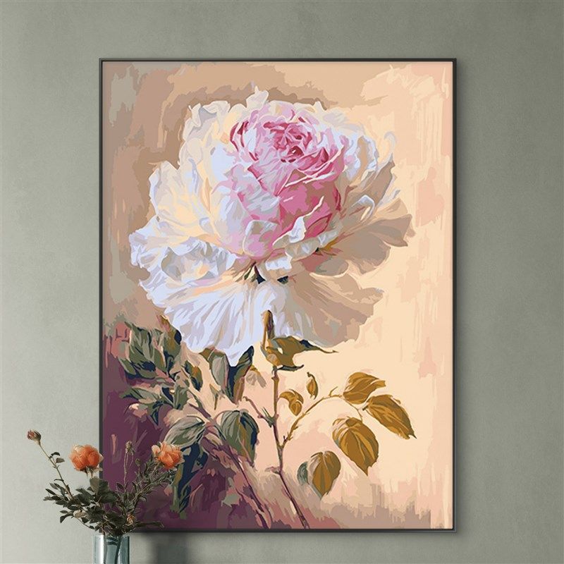 数字油画diy莫奈梵高印象派填充画玫瑰杏花手工丙烯涂色世界名画,家居饰品,DIY/数字油画,淘宝优惠券,粉丝福利购,淘宝优惠卷