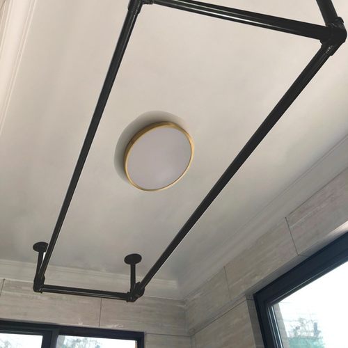 晾衣杆阳台顶装固定式晾衣架凉衣捍天花板打孔吊顶双杆式挂晒衣架