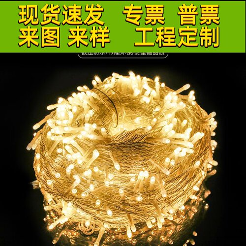 LED彩灯低压24v灯串户外防水绕树灯装饰满天星串串灯商场亮化灯饰