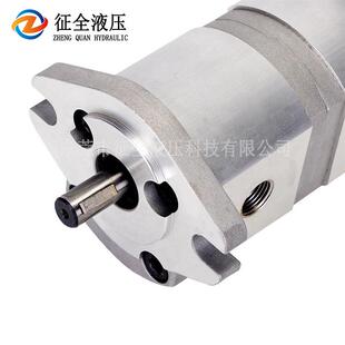 6R齿轮油泵台湾新鸿型双联齿轮泵增压多联齿轮泵 征全HGP 11A