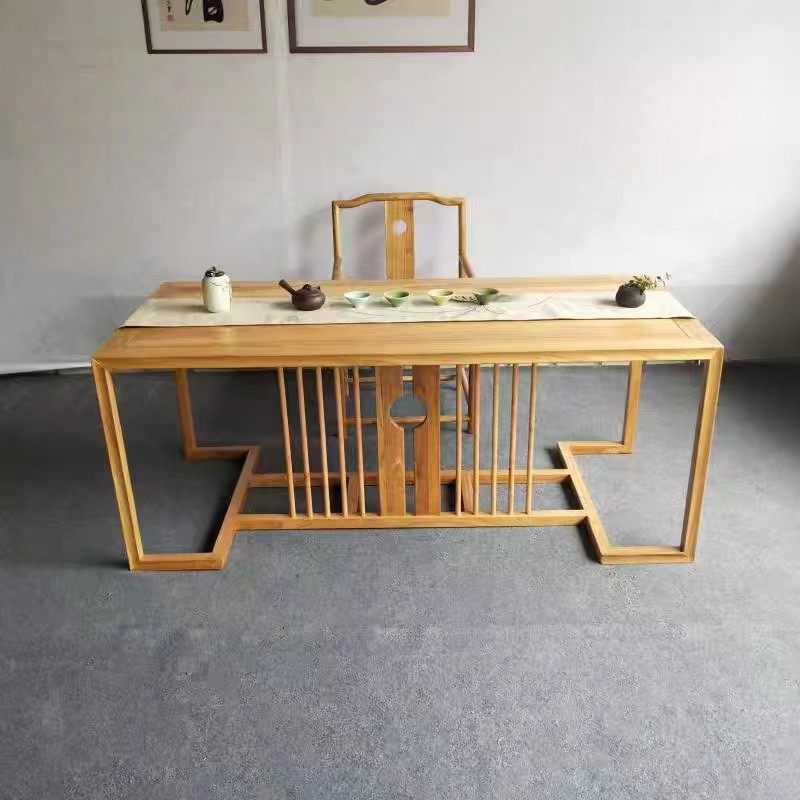 老榆木茶台实木茶桌简约休闲椅方凳 新中式泡茶桌椅组合,住宅家具,家用茶台/茶桌,淘宝优惠券,粉丝福利购,淘宝优惠卷
