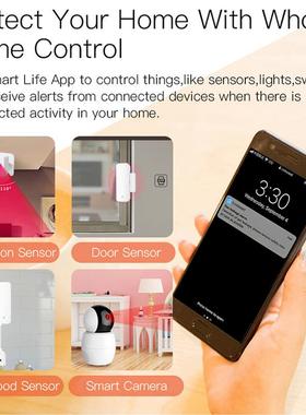 涂鸦无线zigbee网关智能家居远程自动控制器tuya网关APP语音控制