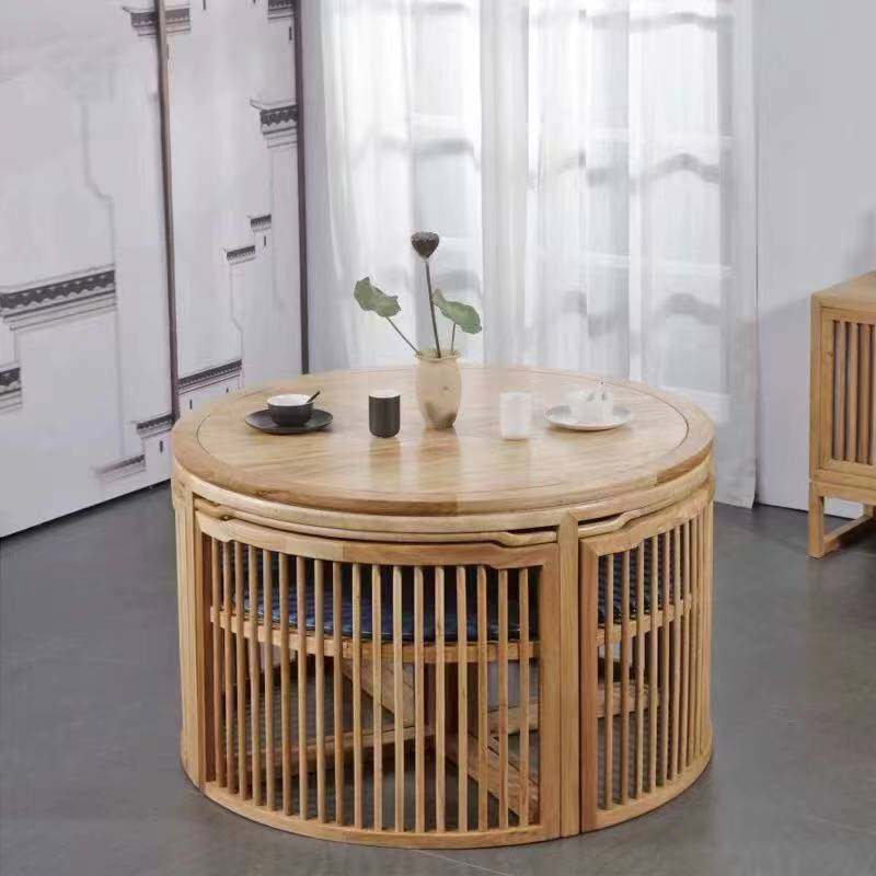 老榆木新中式餐桌椅组合新中式禅椅会客桌椅组合全实木客厅泡茶桌,住宅家具,家用茶台/茶桌,淘宝优惠券,粉丝福利购,淘宝优惠卷