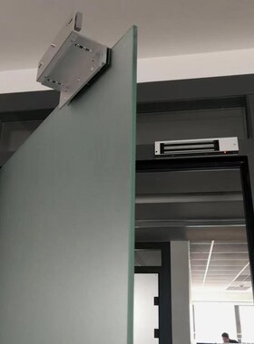 280公斤磁力锁门夹280KG磁力锁ZF支架UZF型可调距离上下无框玻璃