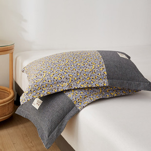 异型护颈椎荞麦枕芯全棉加厚单人宿舍硬枕头男助睡眠睡觉专用一对