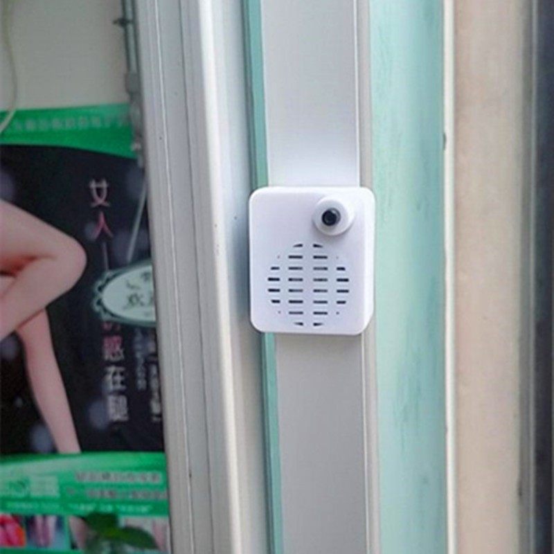 感应门铃感应器进门语音无线光感电子迎宾器欢迎光临报警店铺防盗